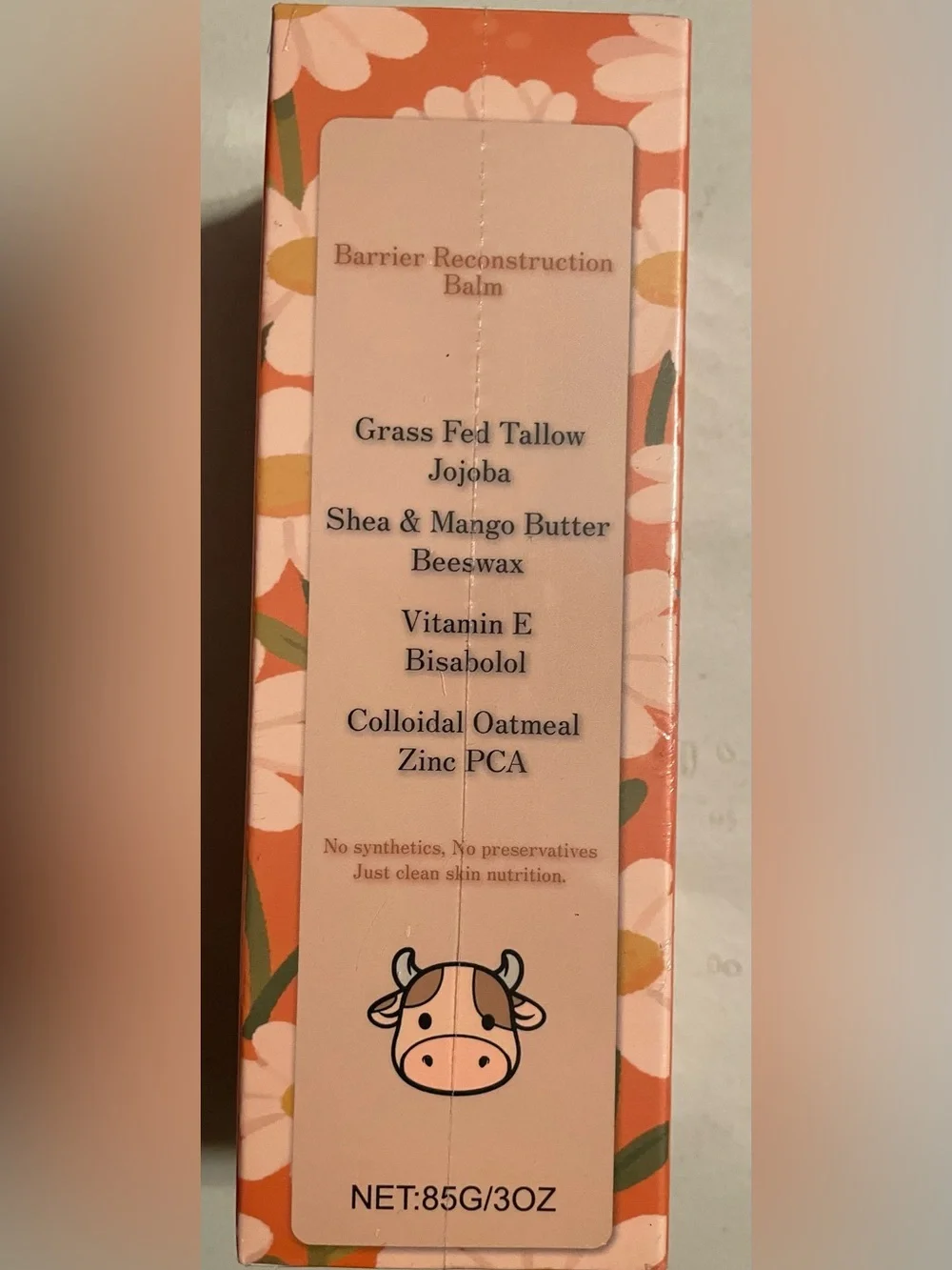 Natural Skincare Balm with Shea & Mango Butter — Peach